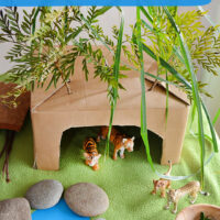 A House for a Tiger - easy imaginative play plus extension ideas