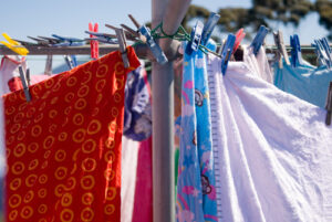 drying washing