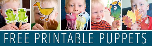 Find more free printable puppets here.