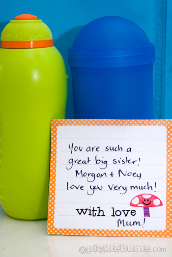 Free printable lunch box notes... plus some ideas of what to write on them!