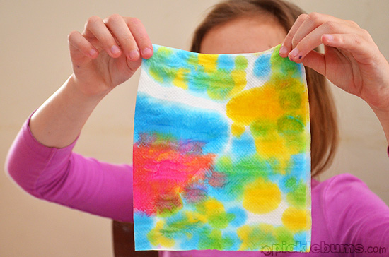 easy art for kids dropper painting