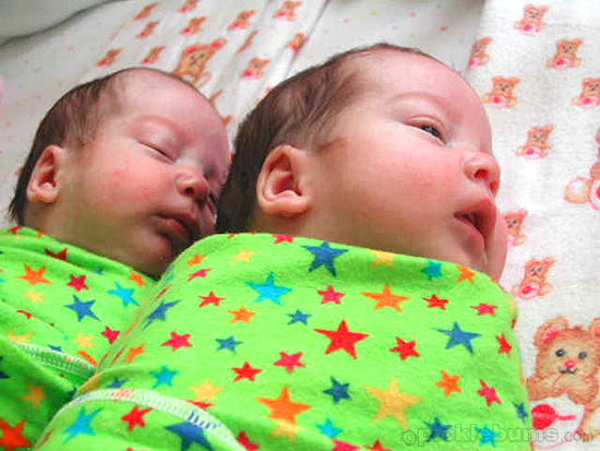 sleeping twins