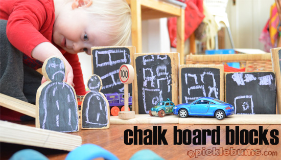 chalk board blocks