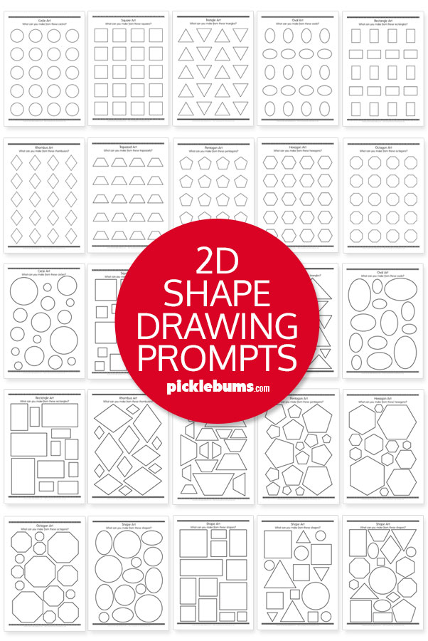 full set shape drawing prompts