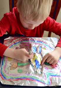 foil drawing