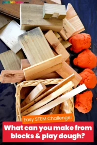 What can you make from blocks and playdough