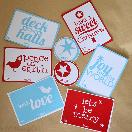 printable Christmas gift tags