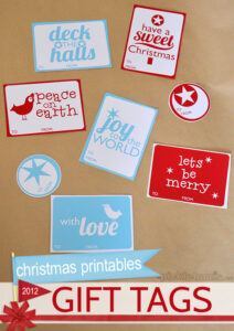 printable Christmas gift tags