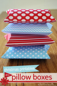 print and fold pillow boxes