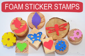 foam sticker stamps