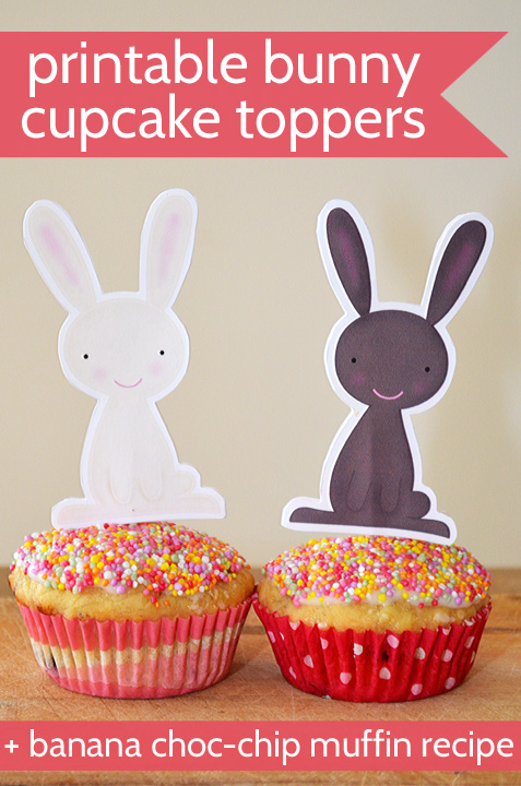 Easter Cupcake Toppers that are perfect for cupcakes