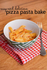 Pizza Pasta Bake - easy and delicious family meal