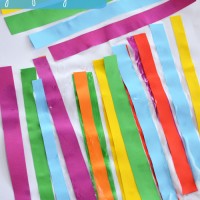 Simple Strip Collage - an easy art activity for little hands