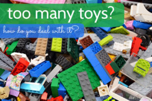 How much is too much? How to do you deal with the influx of toys and do you worry about what it is teaching your kids?