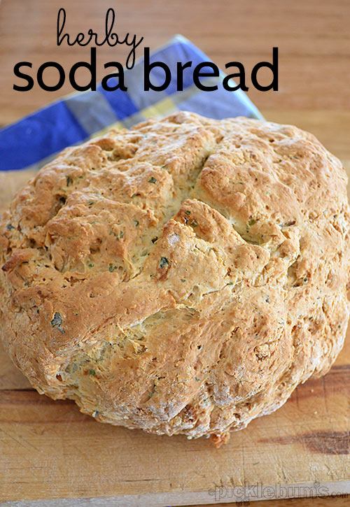 Herb Soda Bread - the best way to have warm, bready goodness on the table in less than an hour