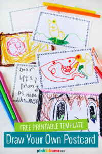 printable postcards made by kids