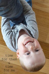 Somtimes it is a fine line when you are juggling time for your kids and time for yourself