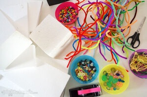 3D Foam and Pipe Cleaner Sculptures