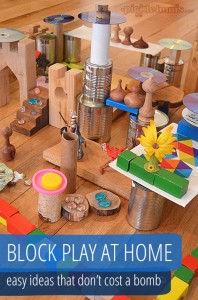 Block Play at Home - easy ideas that don't cost a bomb!