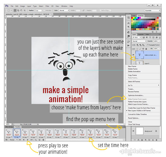 How to Make a Simple Animation. - Picklebums