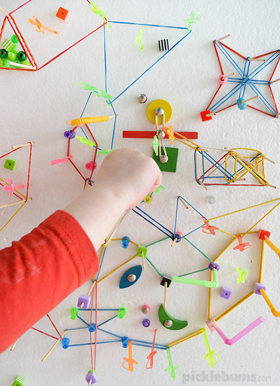 Make an easy DIY Geoboard and add some cool and crazy accessories for even more fun! 