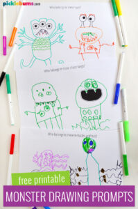 monster drawing prompts