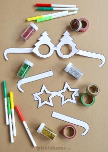Free Printable Christmas Glasses! - Picklebums