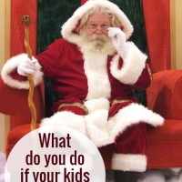 What do you do if your kids don't like Santa?