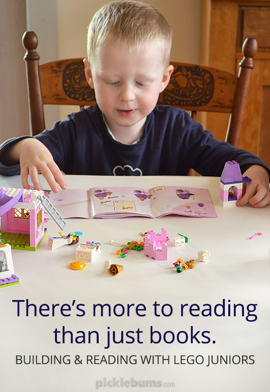 Beginning Reading With LEGO - because there is more to learning to reading than just words and books