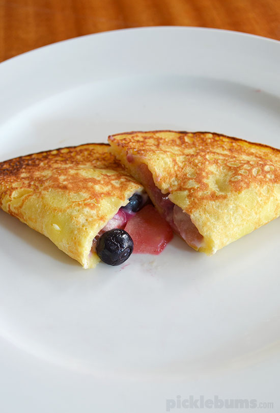 Pancake Pockets -   a fun and easy recipes the kids can make!