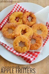 Cinnamon Sugar Apple Fritters