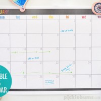 Get organised in 2015 with this free printable calendar