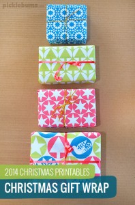 Free Printable Christmas Gift Wrap - Picklebums