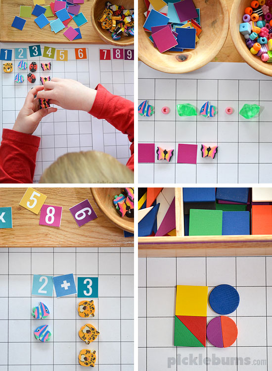 Fun Grids! - free printable grids for art, maths, fine motor, and language play and learning! 