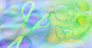 Stencil Spray Art
