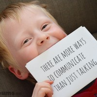 There are more ways to communicate with our kids than just talking.