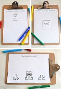 Robot Drawing Prompts - Free Printable