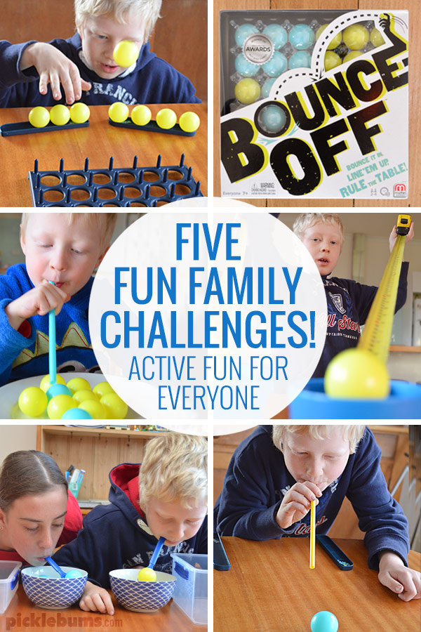 Five Fun Family Challenges - Picklebums