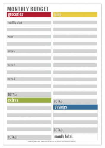 Simple Home Organisation Printables - Picklebums