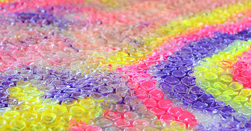 BIG Bubble Wrap Painting - go big for this awesome art activity
