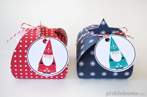 Print and Fold Christmas Gift Boxes - Free Printable - Picklebums
