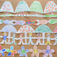 More than just paper dolls! How to make fun paper chain dolls plus 15 other ideas for simple paper cutout chains