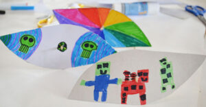 Make a paper and bamboo helicopter toy with these simple instructions and free printable
