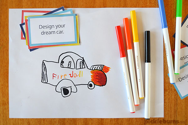 Free printable drawing challenge cards - play this easy and fun drawing game. 