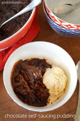 Chocolate Self-Saucing Pudding - Picklebums