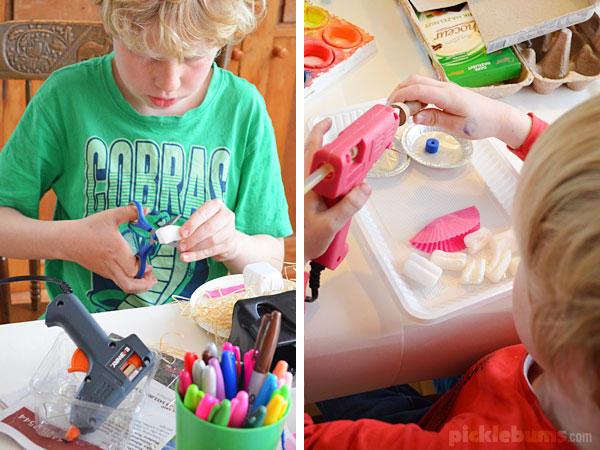 Tips for using a low temp hot glue gun with kids