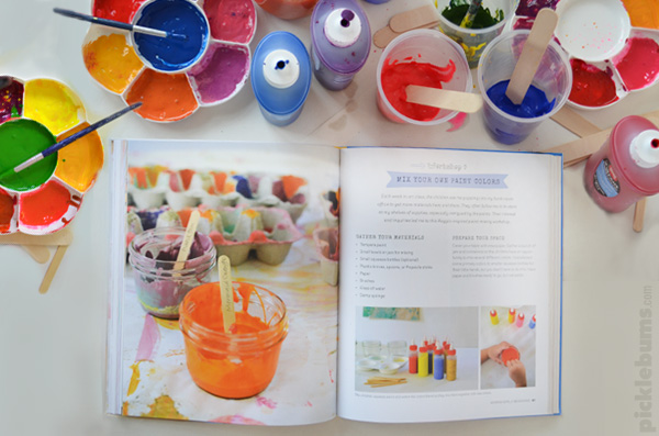 Colour Mixing - what kids learn from this simple process art activity 