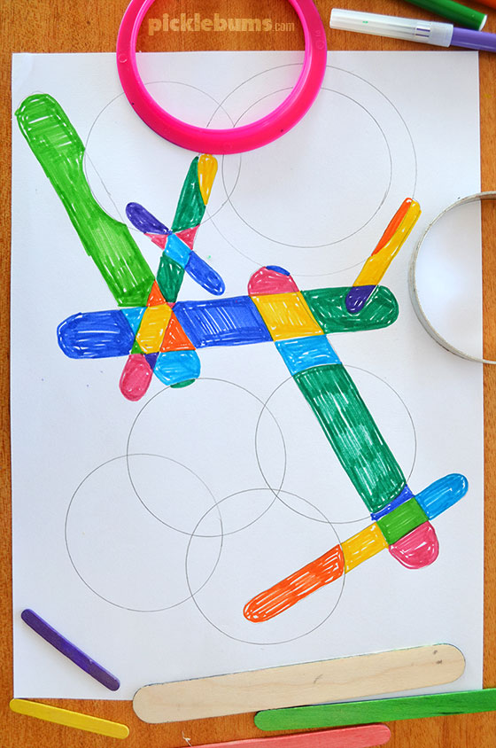 Object tracing - an easy drawing activity that works for multi ages 