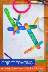 Object tracing - an easy drawing activity that works for multi ages
