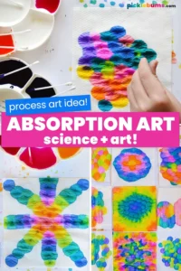 absorption art - science and process art activity